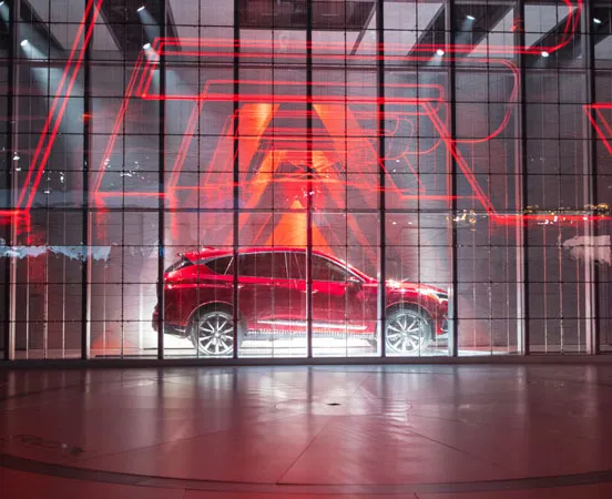 YIPLED · Wuhan Aeon Shopping Mall YIPLED · Ice Screen-2018 North American International Auto Show